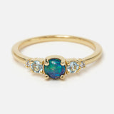 Opal Five Stone Ring