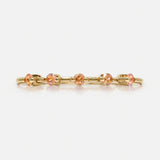 Pink Sapphire Wedding Band