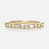 Princess Cut Diamond Wedding Band