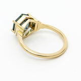 Ocean Ring | 3 Carat Natural Montana Sapphire Engagement Ring