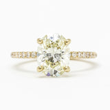 Tiffany Ring | Champagne Oval Diamond 1.5 CT Engagement Ring