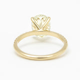 Tiffany Ring | Champagne Oval Diamond 1.5 CT Engagement Ring