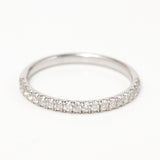 Claire Ring | Pavé Diamond Eternity Wedding Band