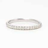 Claire Ring | Pavé Diamond Eternity Wedding Band