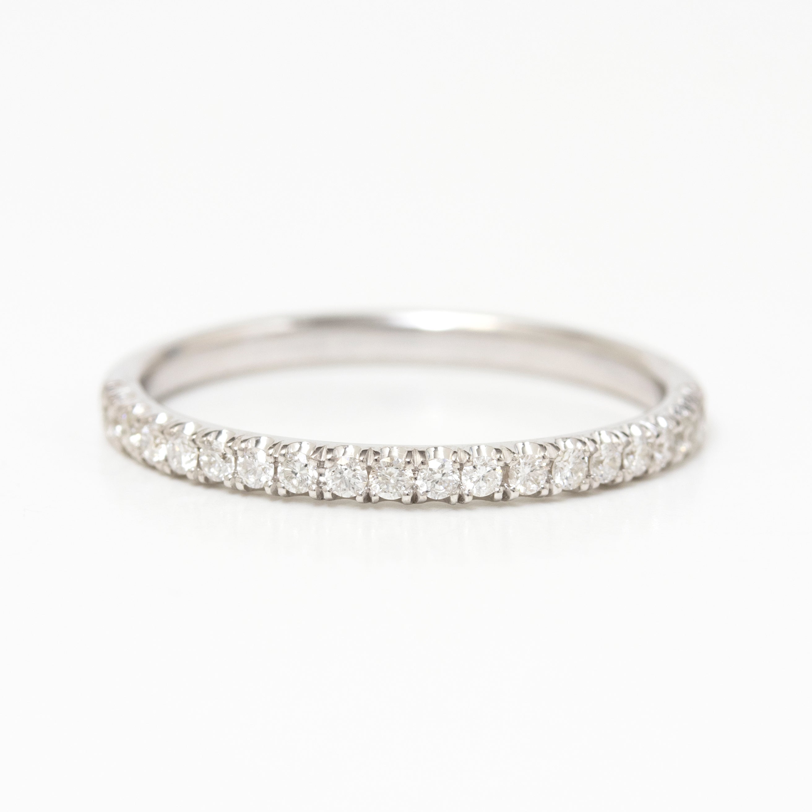Claire Ring | Pavé Diamond Eternity Wedding Band