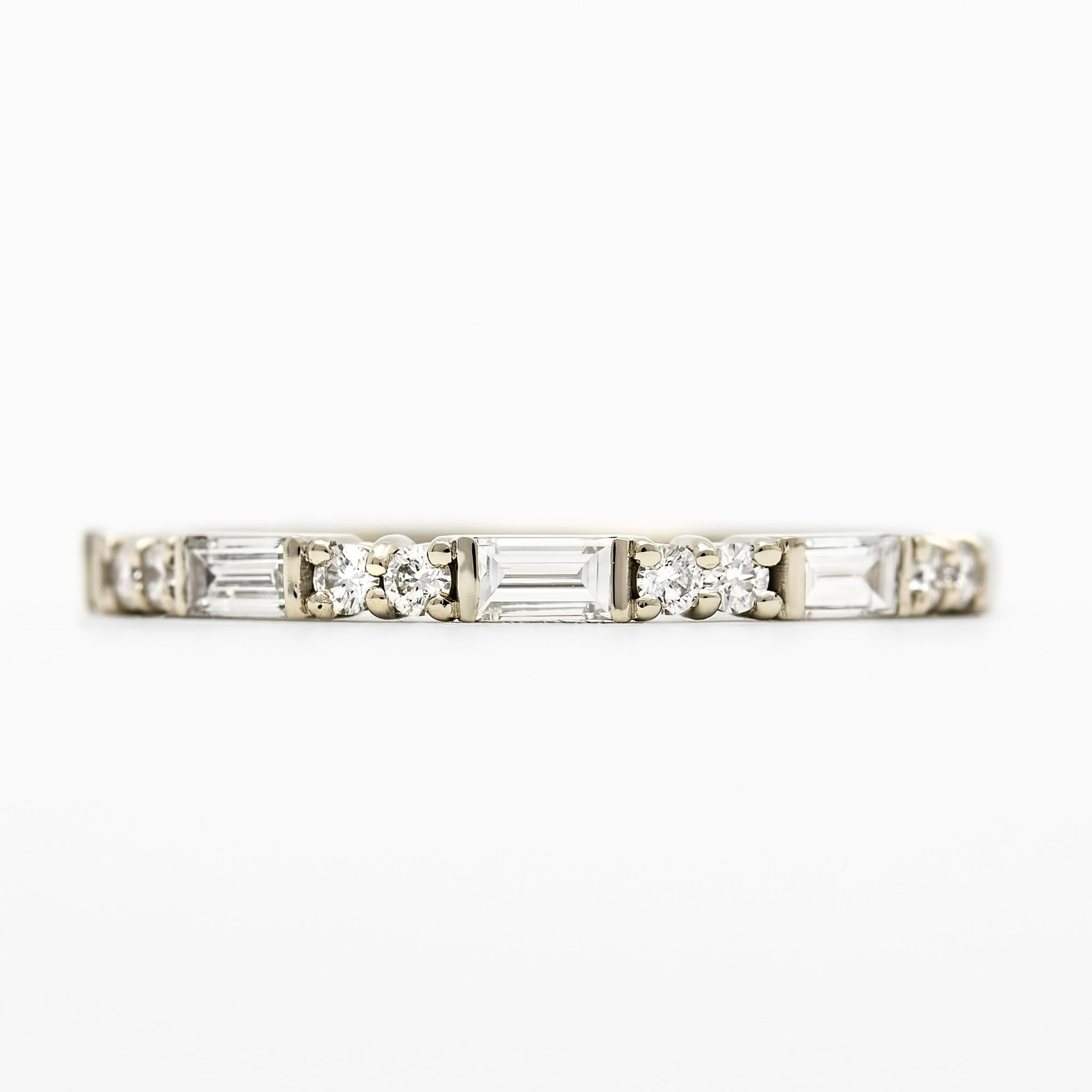 Alternating Chanel Stone and Baguette Ring – Indulgence Jewelers