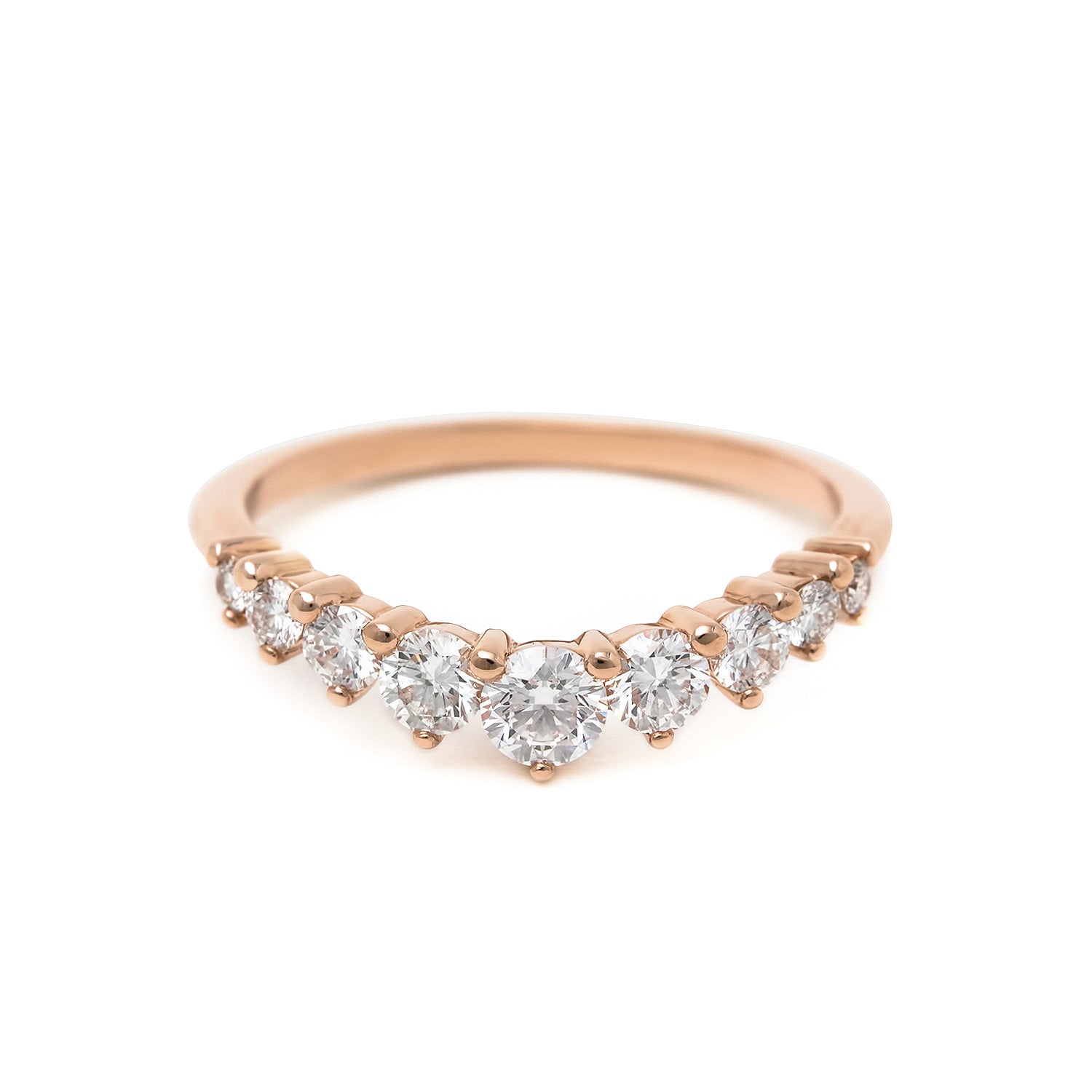 Orla Ring | Diamond Tiara Hugger Band