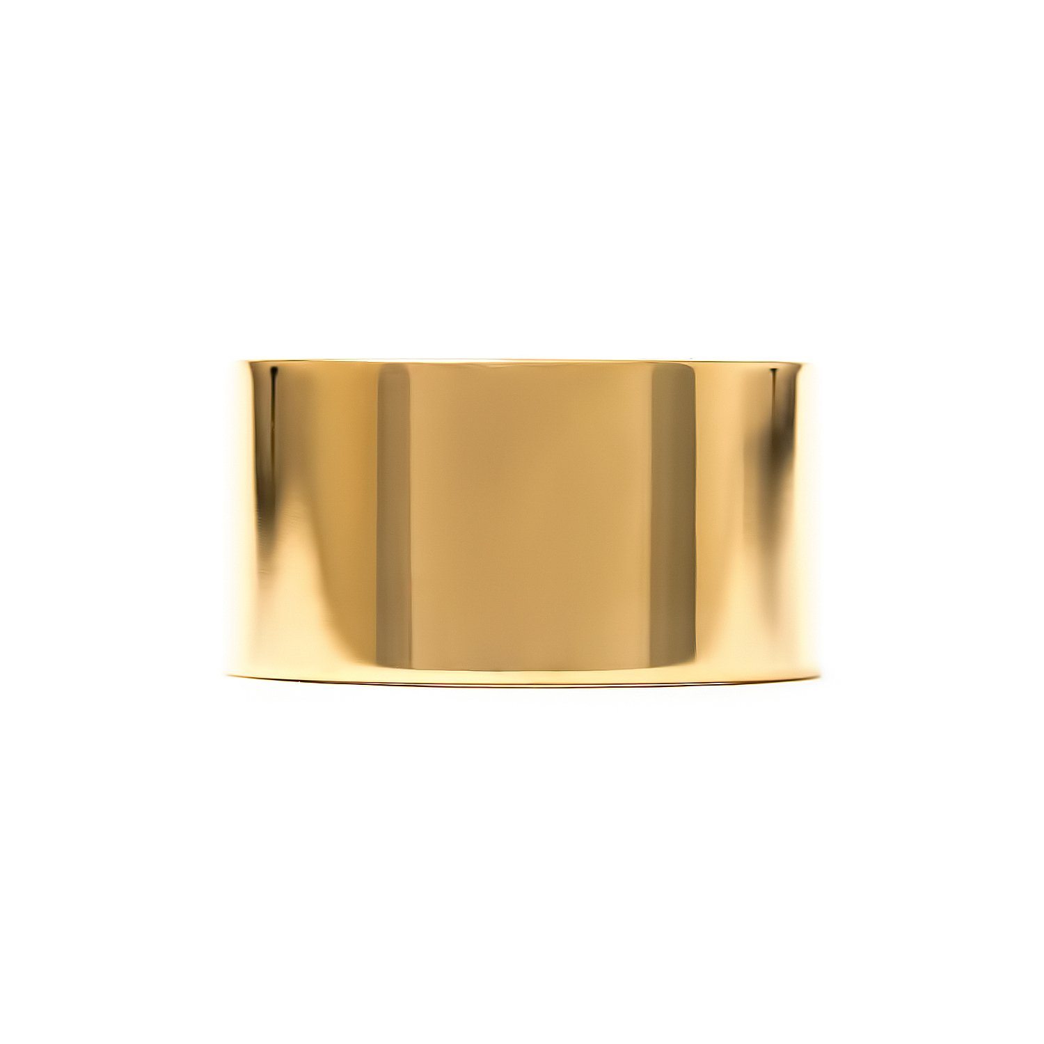 10mm cigar band in 14k yellow gold