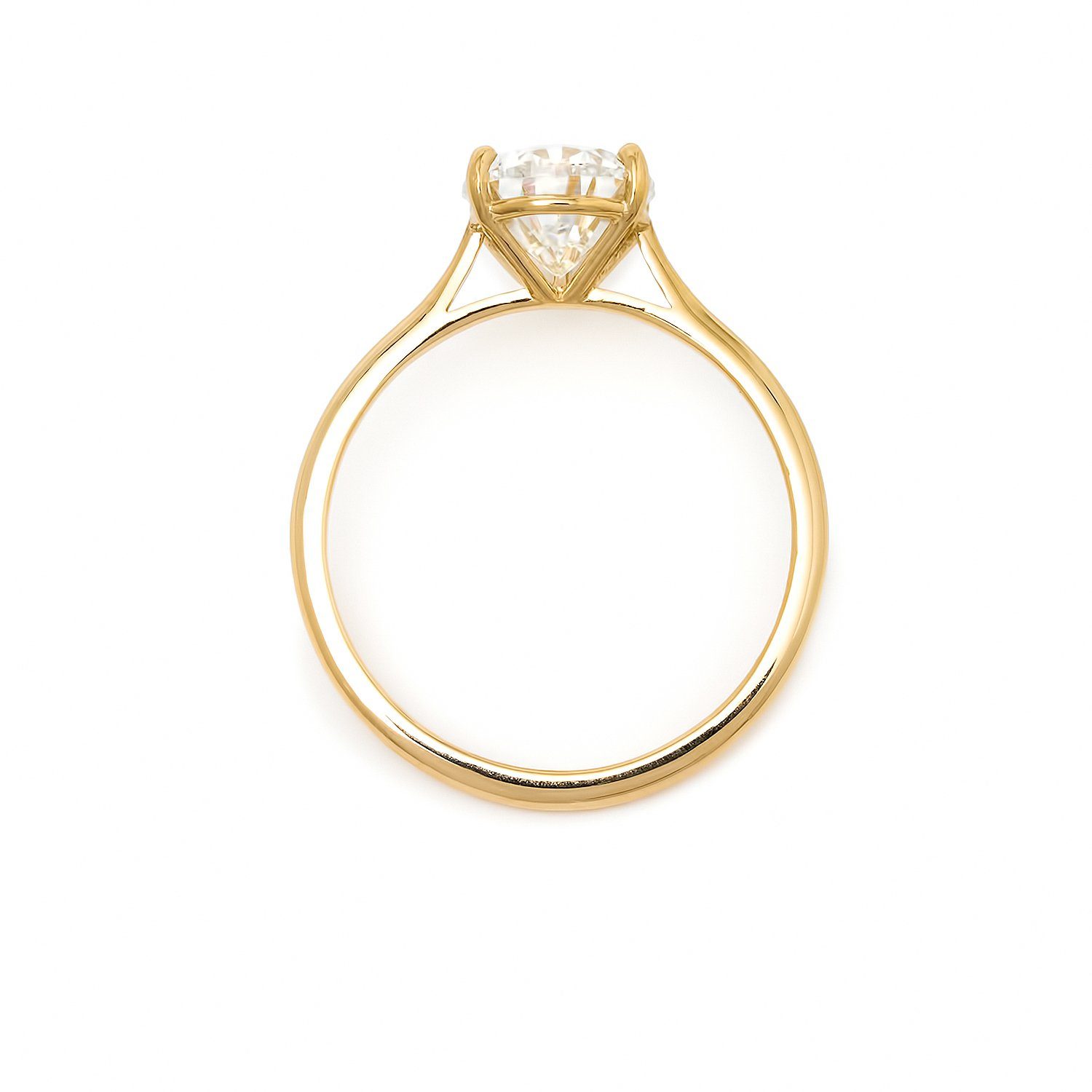 2 carat pear diamond engagement ring