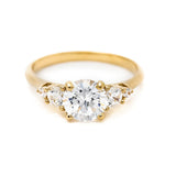Rosalind Ring | Ethereal five stone tapered engagement ring