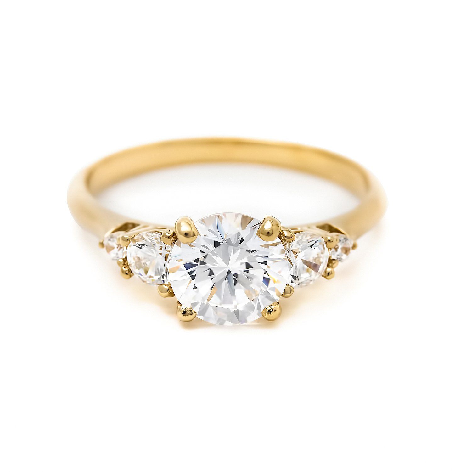 Rosalind Ring | Ethereal five stone tapered engagement ring – Altana Marie