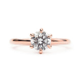 Ansel Ring | Claw Prong Diamond Solitaire Ring