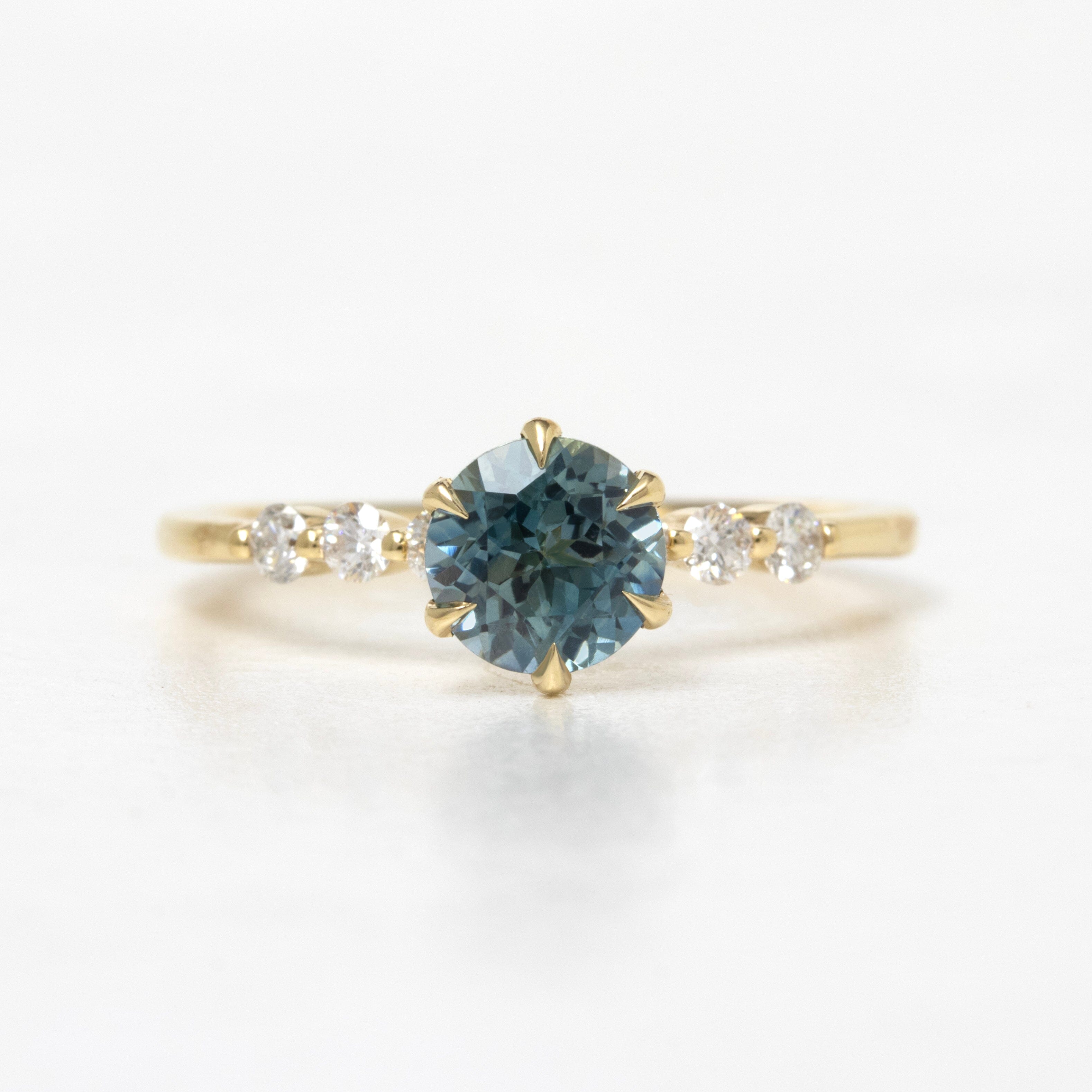 Tula Ring | 1.13 Carat Montana Sapphire & Diamond Ring