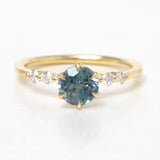 Tula Ring | 1.13 Carat Montana Sapphire & Diamond Ring