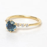 Tula Ring | 1.13 Carat Montana Sapphire & Diamond Ring